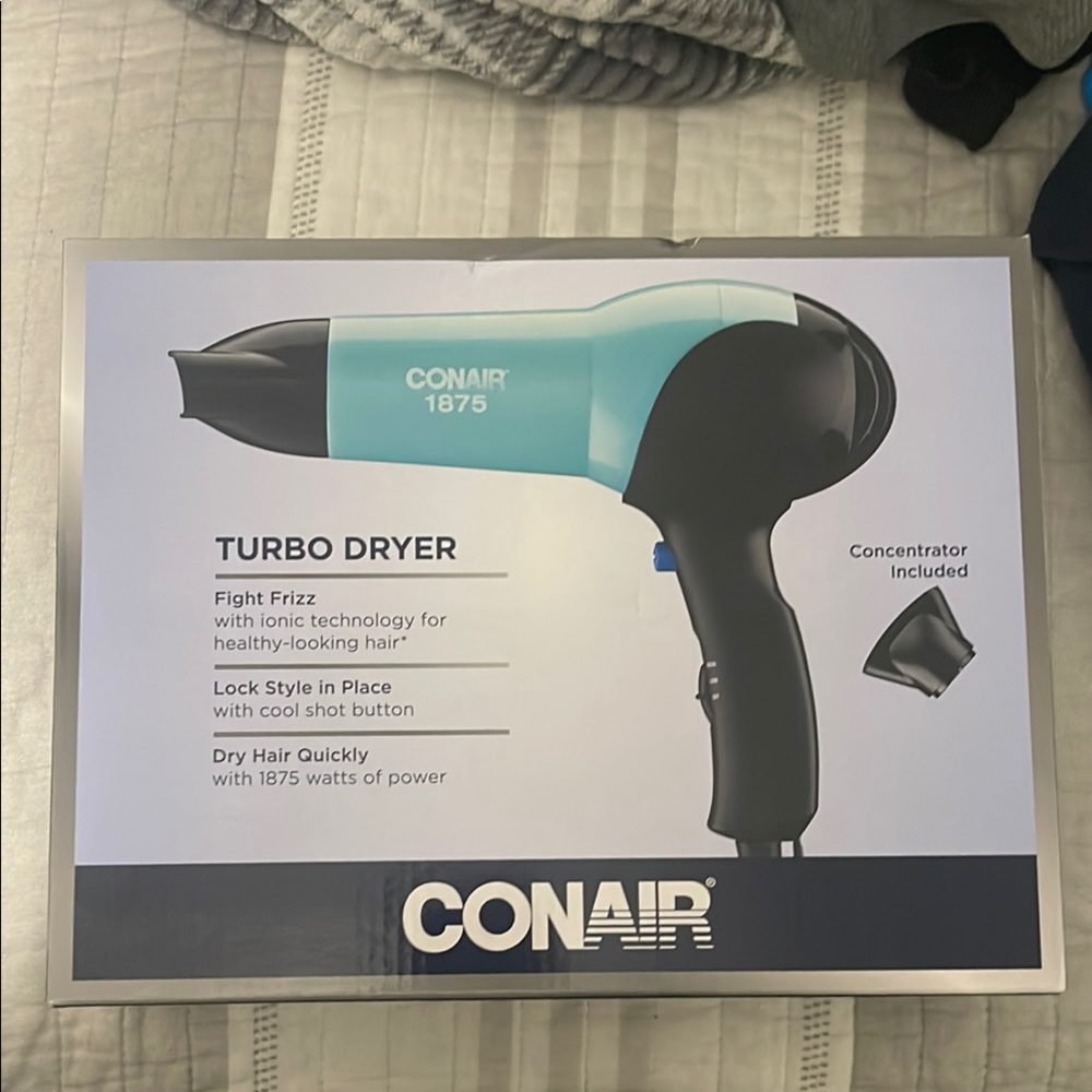 Conair Dryer - Blue and Black